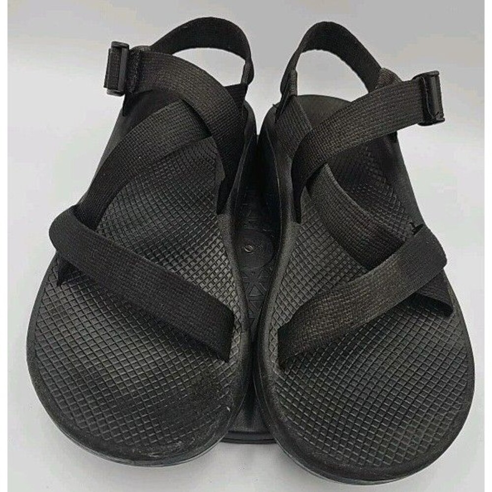 Chaco Z/1 Classic Sandals Men's All Black Adjustable Outdoor Hiking M 12